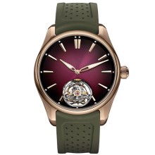 Pioneer Tourbillon Burgundy © H.Moser & Cie.