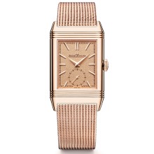 Reverso Tribute Monoface Small Seconds in 18-carat pink gold (750/1000) © Jaeger-LeCoultre