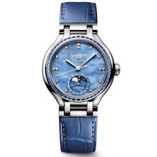 LONGINES PRIMALUNA blue & sapphire case