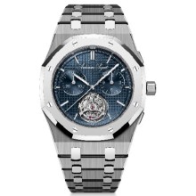 ROYAL OAK « JUMBO » TOURBILLON VOLANT CHRONOGRAPHE AUTOMATIQUE EXTRA-PLAT RD#5 « 150E ANNIVERSAIRE » 
