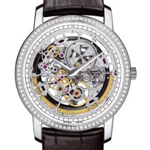 Traditionnelle openworked diamond-set self-winding