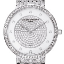 Classique gold bracelet diamond-paved
