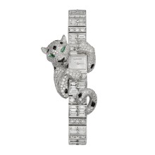 Baguette Panthère High Jewellery wristwatch