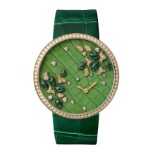 Montre broche Les Indomptables de Cartier, décor crocodile