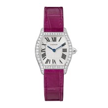 Small model in white gold with diamonds