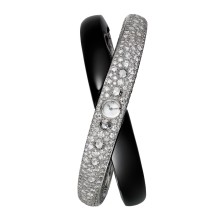 Rings of Saturn motif watch