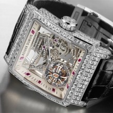 KingSquare sertie squelette Tourbillon volant