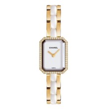 Or jaune, cadran blanc laqué