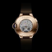 Tourbillon with double jumping second time zone watch