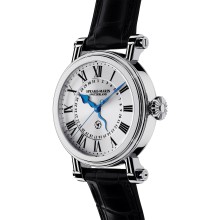 Serpent Calendar Silvered Dial