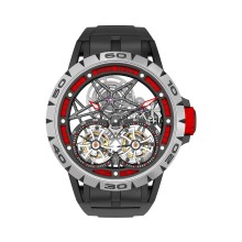 Excalibur Spider Skeleton Double Flying Tourbillon