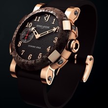 Titanic-DNA rusted steel T-oxy III Pink Gold