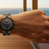 The Bvlgari Bronzo Chronograph for the new campaign © Bvlgari 