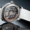 Pioneer Cylindrical Tourbillon Skeleton Aventurine Saquon Barkley © H. Moser & Cie.
