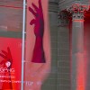 Logo du Grand Prix d'Horlogerie de Genève sur la façade du Musée d'Art et d'Histoire © GPHG