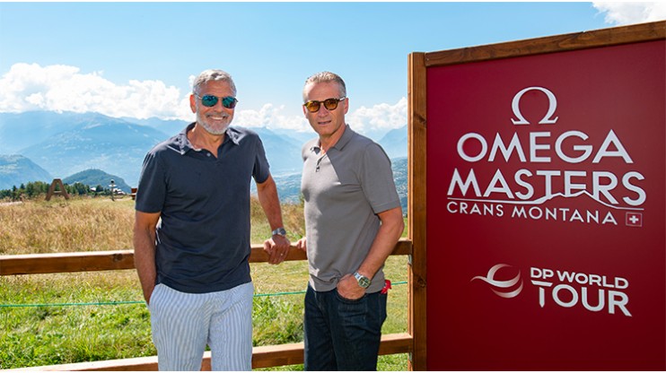 George Clooney & Raynald Aeschlimann © OMEGA