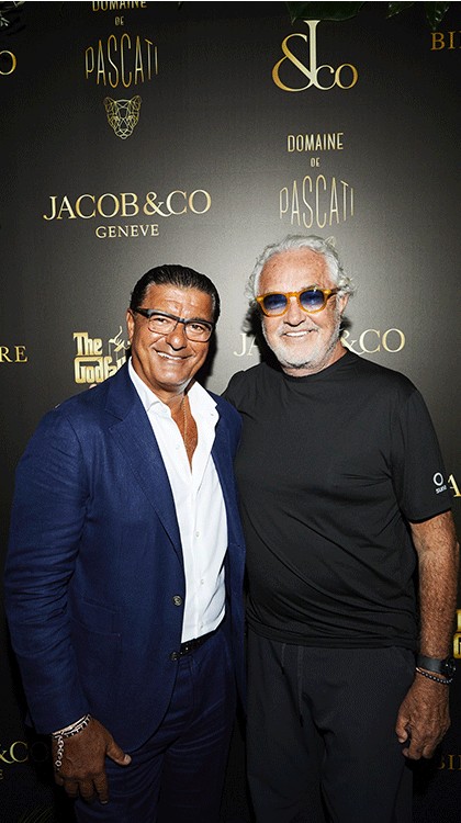 Jacob Arabo and Flavio Briatore © Jacob & Co