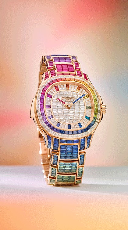 The Aquanaut Luce “Rainbow” Minute Repeater Haute Joaillerie 5260/1455R-001 © Patek Philippe 