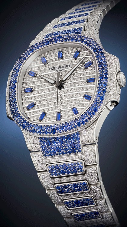 Nautilus Haute Joaillerie References 7118/1451G-001 © Patek Philippe