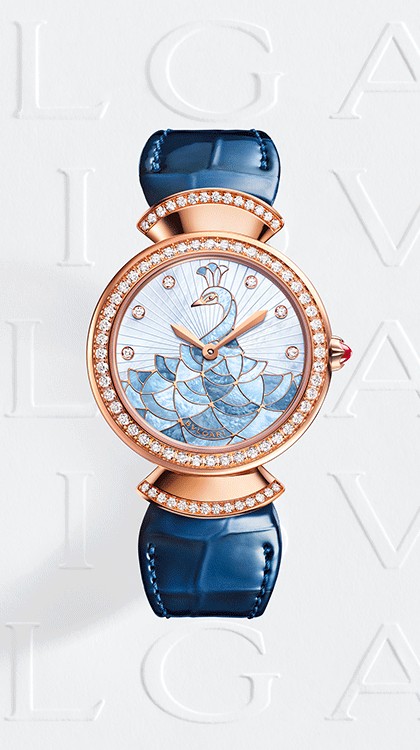 Divas’ Dream Peacock Mother-of-Pearl Marquetry © Bulgari