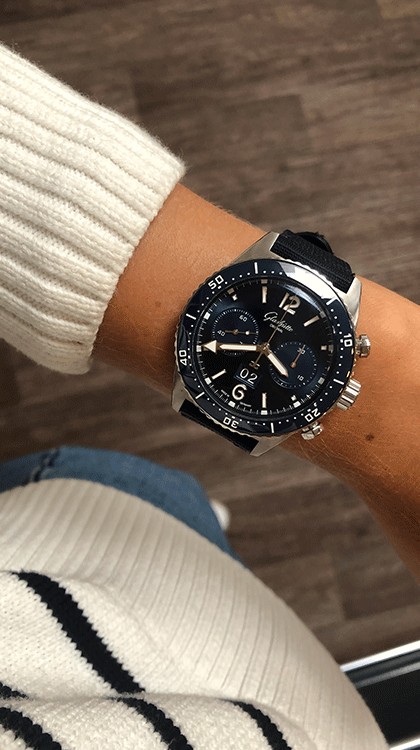 Glashütte Original SeaQ Chronograph  © Allissa Pataki