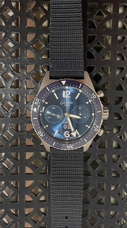 Glashütte Original SeaQ Chronograph  © Suzanne Wong